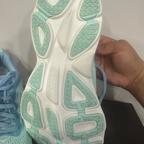 HOKA Women's Blue and Purple Running Shoes - Picture 7 of 9